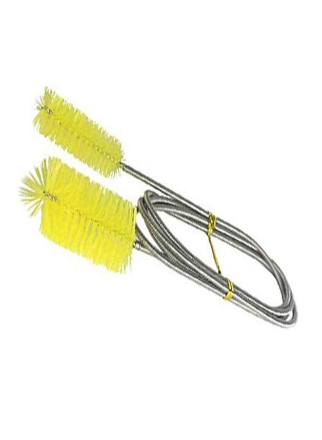 سايج سكوير فرشاة تنظيف مرنة مربعة الشكل من الفولاذ المقاوم للصدأ من سيج - تنظيف سهل لأحواض السمك، حافظ على نظافة حوض السمك الخاص بك وبريقه، بسّط صيانة حوض السمك باستخدام فلتر العلبة متعدد الاستخدامات ذو الطرفين - Image 1